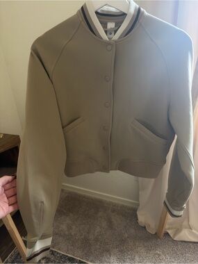 Lululemon Cropped Bomber Jacket